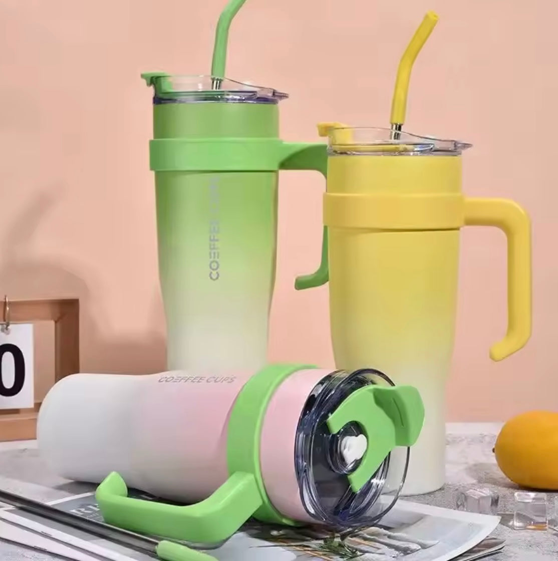40oz Insulated Gradient Tumbler With Lid, Stainless Steel Car Mug With Straw, Stainless Steel Vacuum Insulated Car Mug 40oz Insulated Gradient Tumbler With Lid, Stainless Steel Car Mug With Straw, Stainless Steel Vacuum Insulated Car Mug